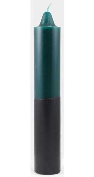 (image for) 9" Green/ Black pillar