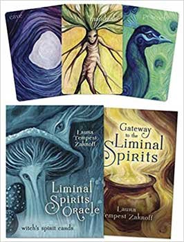 Liminal Spirits oracle,Witch's Spirit Cards by Laura Tempes Zakroff (image for) Liminal Spirits oracle,Witch's Spirit Cards by Laura Tempes Zakroff