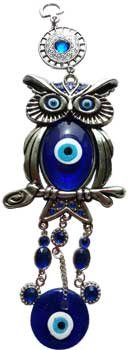 (image for) Owl Evil Eye wall hanging