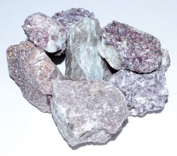 (image for) 1 lb Lepidolite untumbled stones - Click Image to Close