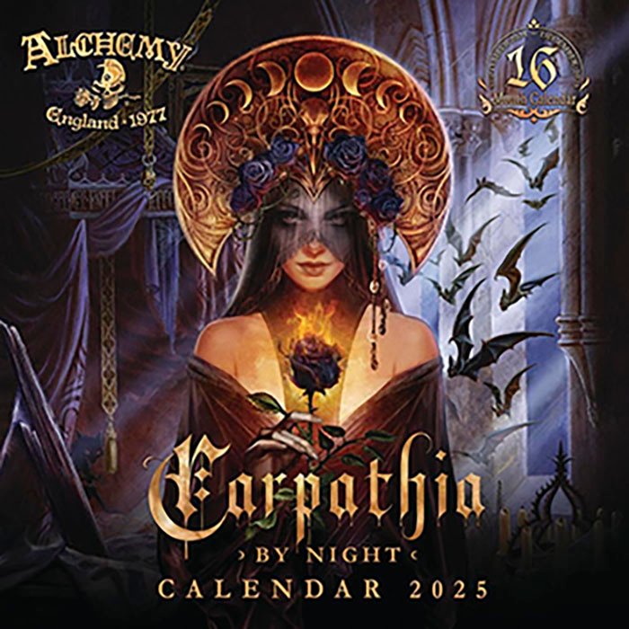 (image for) 2025 Alchemy 1977 Gothic Calendar by Llewellyn