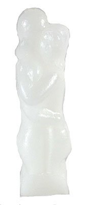 (image for) 5" White Lover candle