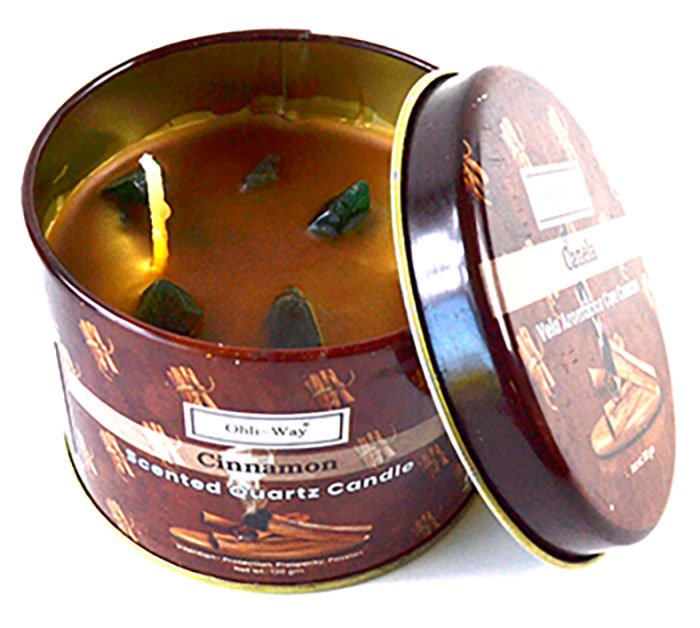 (image for) Canela (Cinnamon) quartz tin candle