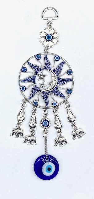 (image for) Celestial Evil Eye wall hanging