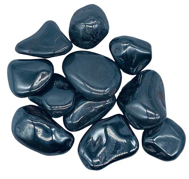 (image for) 1 lb Hematite pebbles - Click Image to Close