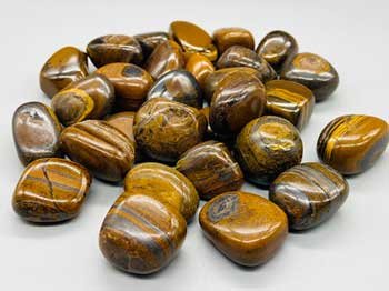 (image for) 1 lb Jasper, Tiger tumbled stones