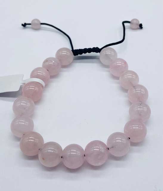 (image for) 10mm Rose Quartz bracelet