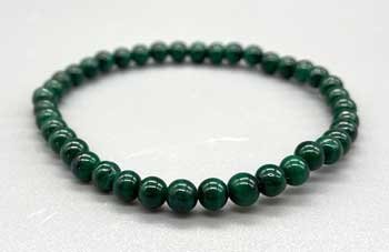 (image for) 4mm Malachite stretch bracelet