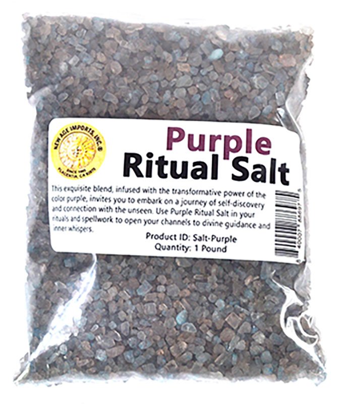 (image for) 1 Lb Purple ritiual salt