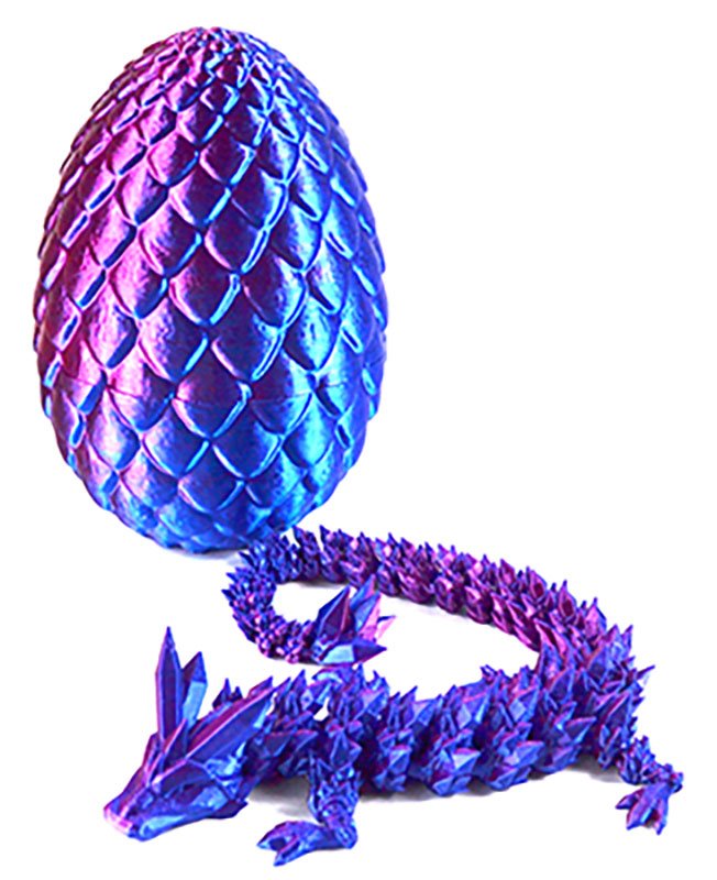 (image for) Purple Dragon Egg (3D printed)