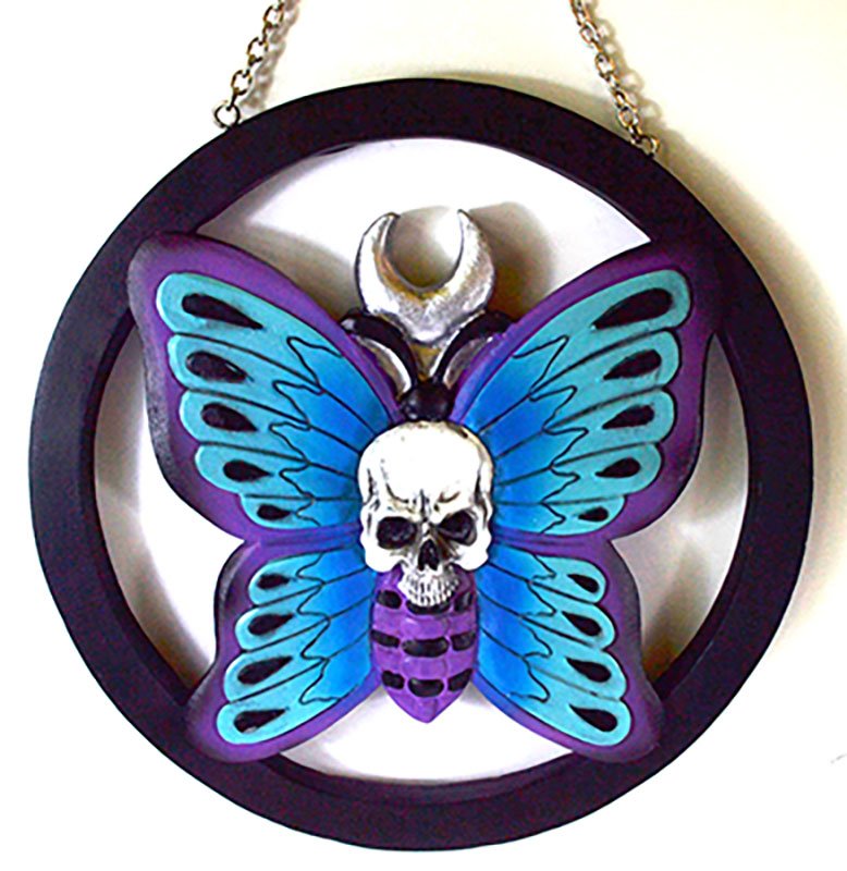 (image for) 8" Skull on Butterfly